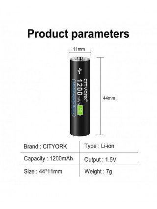 Accessories & Parts-Batteries-High capacity 1.5V AAA Li-ion