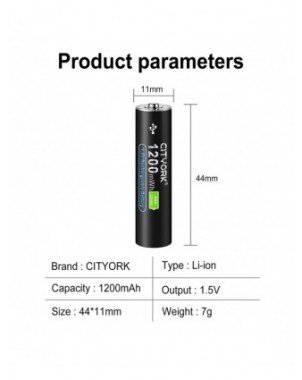 Accessories & Parts-Batteries-High capacity 1.5V AAA Li-ion