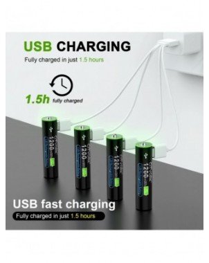 Accessories & Parts-Batteries-High capacity 1.5V AAA Li-ion