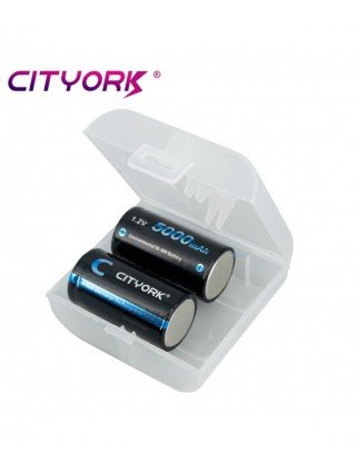 Priedai ir dalys-Baterijos-CITYORK 1.2V C dydžio įkraunama baterija 5000mAh Ni-MH LR14 R14