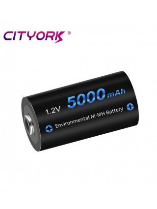 Priedai ir dalys-Baterijos-CITYORK 1.2V C dydžio įkraunama baterija 5000mAh Ni-MH LR14 R14