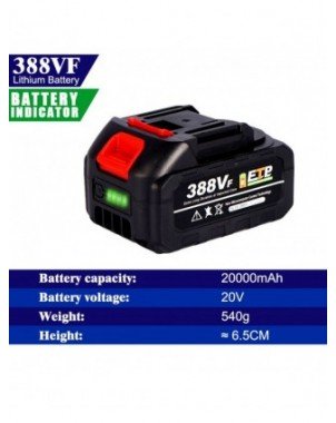 Accessories & Parts-Batteries-21V 20000mAh Rechargeable Lithium