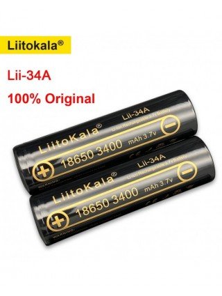 Priedai ir dalys-Baterijos-100% originalios aukštos kokybės "Liitokala 18650" baterijos 3.7V