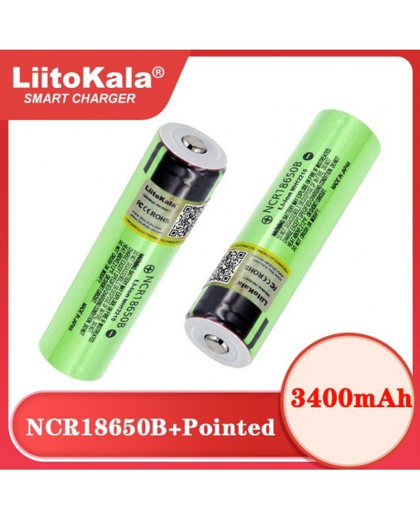 Priedai ir dalys-Baterijos-"Hot Liitokala" originali NCR18650B 3.7v 3400mAh 18650 ličio