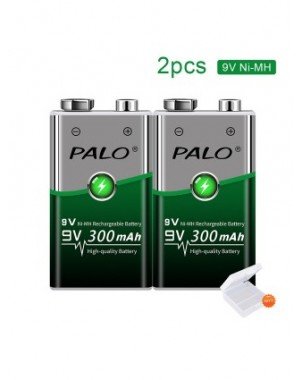 Accessories & Parts-Batteries-PALO 9V Rechargeable Battery 9