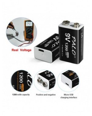 Accessories & Parts-Batteries-PALO 9V Rechargeable Battery 9