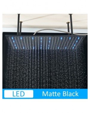 Household Items-Bath and WC items-Luxury 80*40cm LED Rainfall