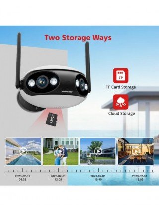 Camera & Photo-Camcorders-Wifi Outdoor Security Camera HD 4MP