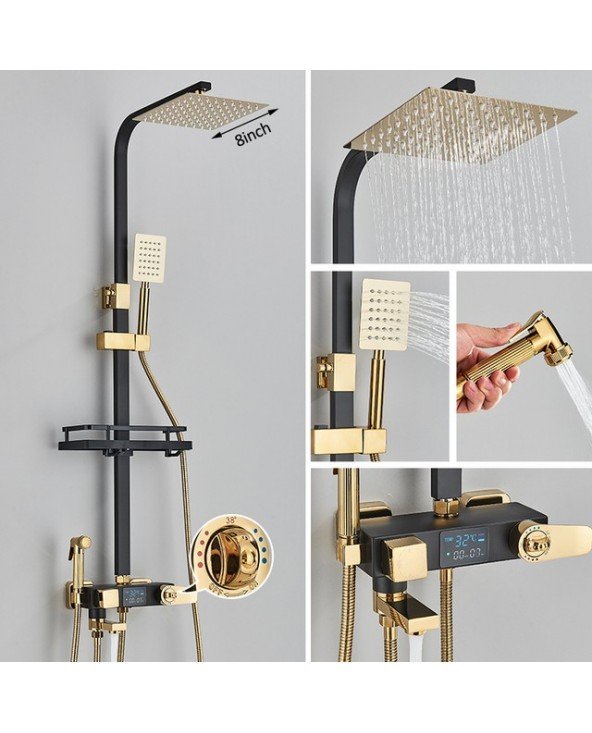 Household Items-Bath and WC items-Black Digital Display