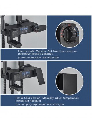 Household Items-Bath and WC items-Black Digital Display