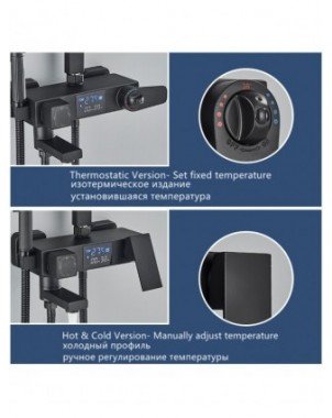 Household Items-Bath and WC items-Black Digital Display