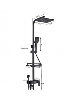 Household Items-Bath and WC items-Black Digital Display