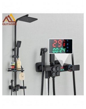 Household Items-Bath and WC items-Black Digital Display