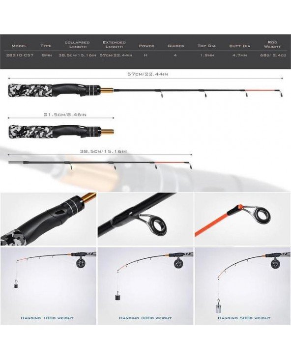 Fishing-Fishing Rods-Winter Fishing Rod Set Outdoor Sports Mini Fishing-Fishing Rods-Winter Fishing Rod Set Outdoor Sports Mini