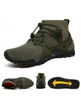 Men's Shoes-Boots-New Mesh Breathable Hiking Shoes Size 36-47