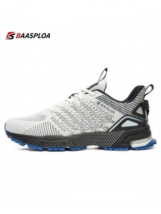 Men's Shoes-Casual Shoes-Baasploa Men Running Shoes Lightweight
