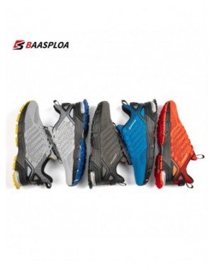 Men's Shoes-Casual Shoes-Baasploa Men Running Shoes Lightweight