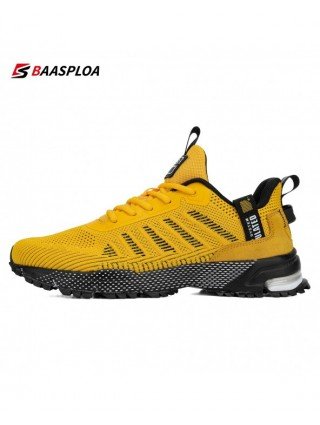 Sneakers-Running Shoes-Baasploa Men Running Shoes Lightweight