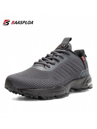 Sneakers-Running Shoes-Baasploa Men Running Shoes Lightweight