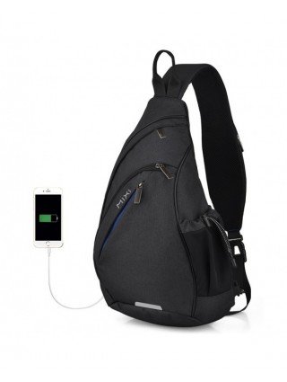 Men's Luggage & Bags-Crossbody Bags-Mixi Men Sling Backpack One