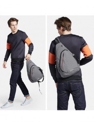 Men's Luggage & Bags-Crossbody Bags-Mixi Men Sling Backpack One
