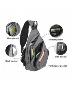 Men's Luggage & Bags-Crossbody Bags-Mixi Men Sling Backpack One