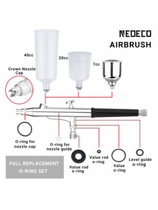 Home Improvement-Paint Tools-Dual-Action Airbrush Kit with