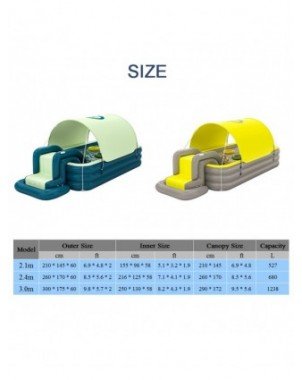 Swimming-Swimming-2/3M Large Swimming Pool Family Outdoor Party