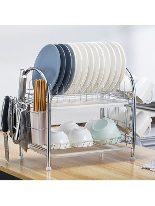 Kitchen-Kitchen Knives & Accessories-3-Tier Dish Drying Rack