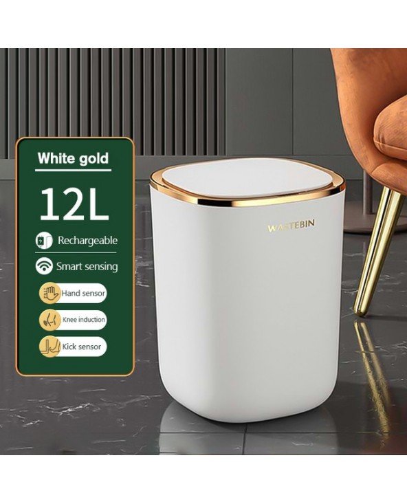 Household Items-Bath and WC items-Bathroom Smart Sensor Trash