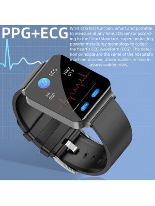 Išmanioji elektronika-Išmanieji laikrodžiai-Naujas kraujo gliukozės matuoklis Smart Watch EKG