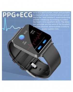 Išmanioji elektronika-Išmanieji laikrodžiai-Naujas kraujo gliukozės matuoklis Smart Watch EKG