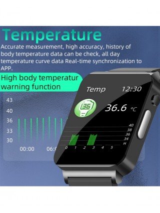 Išmanioji elektronika-Išmanieji laikrodžiai-Naujas kraujo gliukozės matuoklis Smart Watch EKG