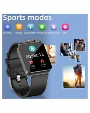 Išmanioji elektronika-Išmanieji laikrodžiai-Naujas kraujo gliukozės matuoklis Smart Watch EKG