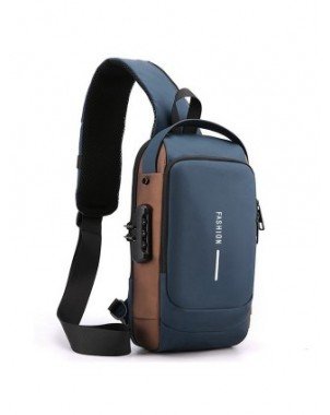 Men's Luggage & Bags-Crossbody Bags-Men Sling Backpack Cross
