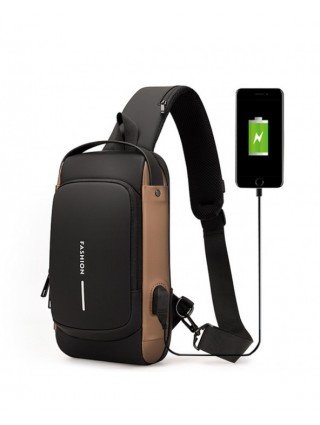 Men's Luggage & Bags-Crossbody Bags-Men Sling Backpack Cross