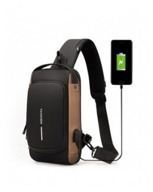 Men's Luggage & Bags-Crossbody Bags-Men Sling Backpack Cross