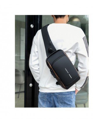 Men's Luggage & Bags-Crossbody Bags-Men Sling Backpack Cross
