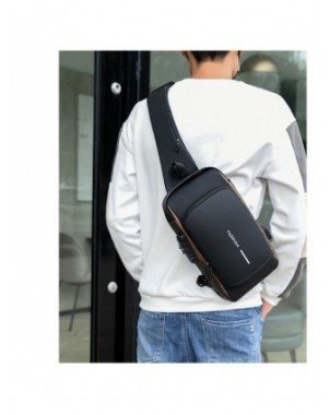 Men's Luggage & Bags-Crossbody Bags-Men Sling Backpack Cross
