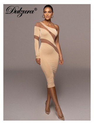 Moterų mada-Suknelės-Rudens Patchwork Sexy Y2K drabužiai ilgomis rankovėmis Backless Bodycon