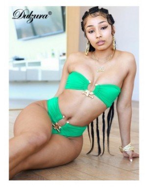 Seksualūs drabužiai-Seksualūs maudymosi kostiumėliai-Vasaros Bikini 2 dalių rinkiniai Plaukimo