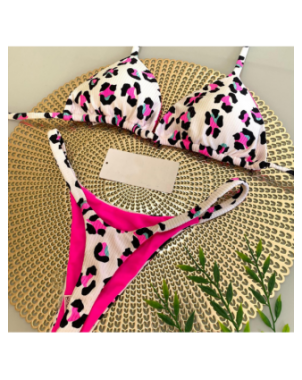 Swimwear-Cover-Ups-QINJOYER Swimwear Women Cute Heart Print