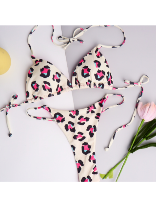 Swimwear-Cover-Ups-QINJOYER Swimwear Women Cute Heart Print