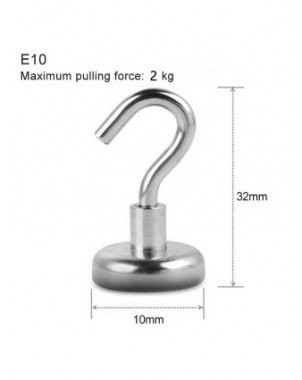 Virtuvė-Virtuviniai peiliai ir priedai-10Pcs Stiprūs magnetiniai kabliukai Praktiškas apkrovos