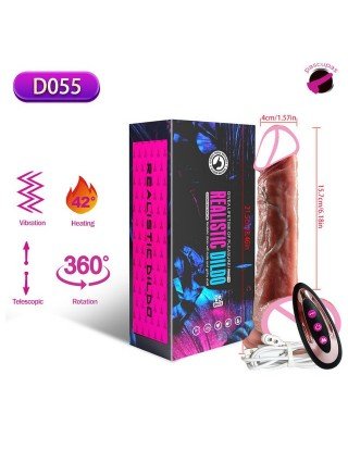 Vibratoriai, dildos-Išmanieji vibratoriai-Belaidis vibratorius Teleskopiniai Dildo moterims