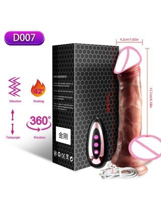 Vibratoriai, dildos-Išmanieji vibratoriai-Belaidis vibratorius Teleskopiniai Dildo moterims