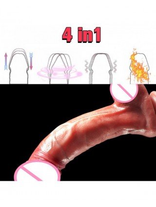 Vibratoriai, dildos-Išmanieji vibratoriai-Belaidis vibratorius Teleskopiniai Dildo moterims