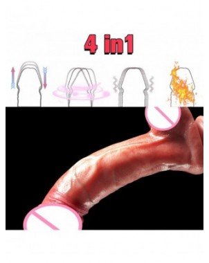 Vibratoriai, dildos-Išmanieji vibratoriai-Belaidis vibratorius Teleskopiniai Dildo moterims