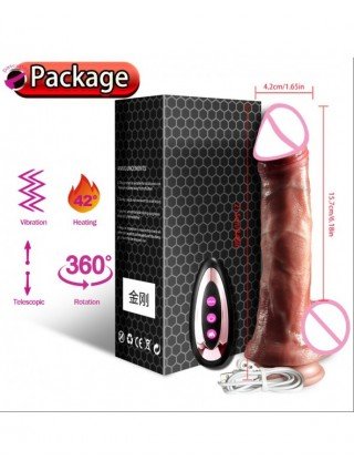 Vibratoriai, dildos-Išmanieji vibratoriai-Belaidis vibratorius Teleskopiniai Dildo moterims