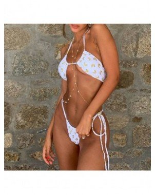 Swimwear-Bikini Sets-Sexy Halter Mini String Bikini 2023 New